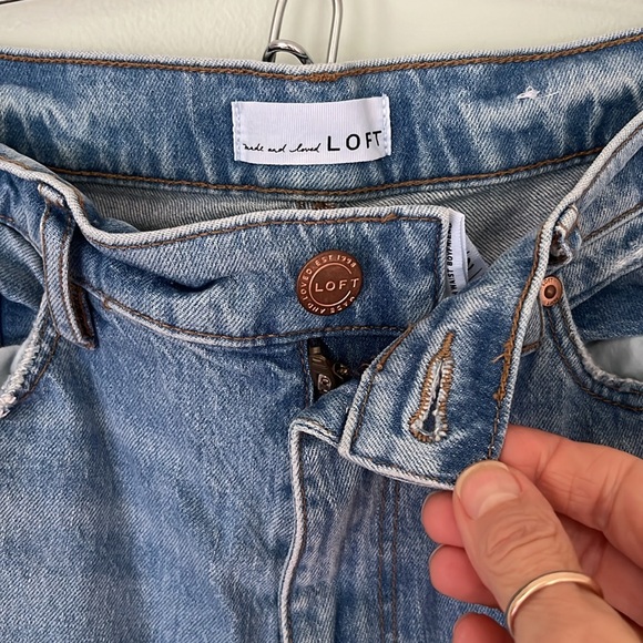 Loft High Waisted Boyfriend Jeans - Picture 6 of 8